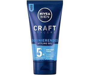 Nivea Men Craft Stylers - Gel per capelli con finitura semi-opaca, veloce e semplice, con presa forte, confezione da 4 (4 x 150 ml)