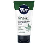 NIVEA MEN Crema idratante viso ultra lenitiva Sensitive Pro (1 x 75 ml), Crema viso con olio di canapa biologico, cura uomo idratante e lenitivo con formula vegana