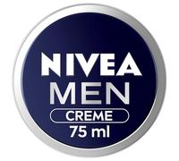 NIVEA MEN Creme Crema Idratante Uomo da 75 ml, Crema Multiuso per Corpo, Mani e Viso a Rapido Assorbimento, Crema Idratante Appositamente Studiata per la Pelle dell'Uomo