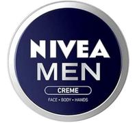 NIVEA MEN Creme Crema Idratante Uomo in Confezione da 5 x 75 ml, Crema Multiuso per Corpo, Mani e Viso a Rapido Assorbimento, Crema Idratante per la Pelle dell'Uomo