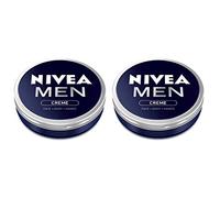 Nivea MEN CREME CREMA VISO MANO CORPO Idratante Pelle Secca 75ml Confezione da due