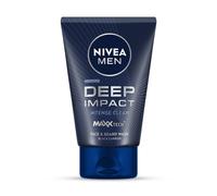 NIVEA MEN Deep Impact Face Wash 100 g | Con pulizia intensa al carbonio nero ...