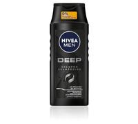 Nivea Men Deep Shampoo (250 ml), shampoo contro i capelli grassi con carbone attivo, shampoo da uomo rivitalizzante per una sensazione di freschezza duratura
