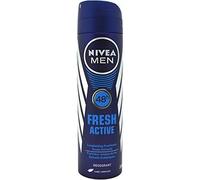 Nivea Men Deo Fresh Active 0 alluminio Deodorante Spray 150ml