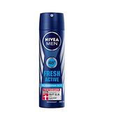 Nivea Men Deo Fresh Active Spray, senza alluminio, confezione doppia, 1er Pack (2 X 150 ML)