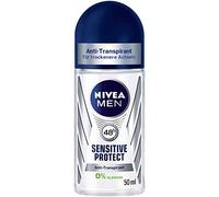 Nivea Men Deo Sensitive Protect Deo Roller, antitra antitraspirante, Confezione da (6 X 50 ML)