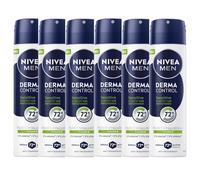 Nivea Men Deo Spray Derma Control Sensitive Confezione 6 Da 150 Ml