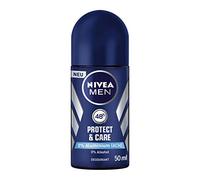 Nivea Men, deodorante Men Protect & Care Roll-on, senza alluminio, protezione efficace, confezione da 6 x 50 ml (lingua italiana non garantita)