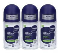 Nivea Men Derma Control Sensitive Deodorante Roll-on per Pelle Sensibi