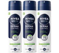 Nivea Men Derma Control Sensitive Deodorante Spray 72h 3x150 ml Spray