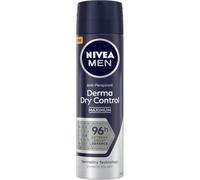 NIVEA MEN Derma Dry Control Maximum Deodorante Antitraspirante Spray, Protezione 96H, Tecnologia DermaDry, Formato 150 ml (1)