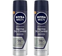 NIVEA MEN Derma Dry Control Maximum Deodorante Antitraspirante Spray, Protezione 96H, Tecnologia DermaDry, Formato 150 ml (2)