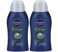 Nivea Men Doccia Shampoo Energy 2x50 ml