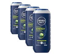 NIVEA MEN Doccia Shampoo Fresh Energy 250 ml, Docciaschiuma uomo 3 in 1 per viso, corpo e capelli, Bagnoschiuma uomo con Estratto di Menta, Profumo rinfrescante, pH neutro, Tutti i tipi di pelle