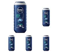 NIVEA MEN Doccia Shampoo Fresh Kick 250 ml, Docciaschiuma uomo 3 in 1 per viso, corpo e capelli, Bagnoschiuma uomo con Mentolo Puro, Profumo di menta, pH neutro, Tutti i tipi di pelle