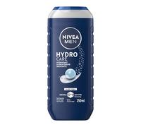 NIVEA MEN Doccia Shampoo Hydro Care 250 ml, Docciaschiuma uomo 3 in 1 per viso, corpo e capelli, Bagnoschiuma uomo con Aloe Vera, Profumo agrumato, pH neutro, Tutti i tipi di pelle
