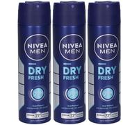 Nivea Men Dry Fresh Deodorante Spray 3x150 ml