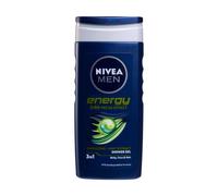 Nivea Men Energy gel da bagno per il corpo,viso e capelli 250 ml per Uomo