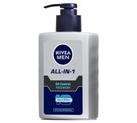 Nivea Men Face Wash, Oil Control per 12Hr Oil Control con 10X Vitamina C 150 ml
