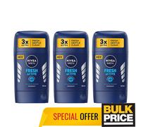 Nivea Men Fresh Active 48h 50 ml in stick deodorante senza alluminio per Uomo