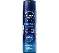 NIVEA MEN Fresh Active Deodorante Uomo Spray in Confezione da 6 x 150 ml, Deodorante Uomo con Estratti Oceanici, Deodorante Antitraspirante per 48 ore di Fresca Profumazione