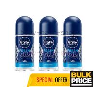 Nivea Men Fresh Active Infini-Fresh Roll-On Deodorante Antibatterico 50 ml...