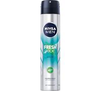 NIVEA MEN Fresh Kick 48h Spray antitraspirante da uomo, 200 ml