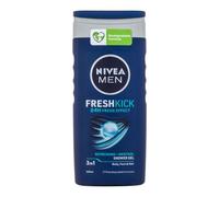 Nivea Men Fresh Kick Shower Gel 3in1 gel da bagno rinfrescante 250 ml per Uomo