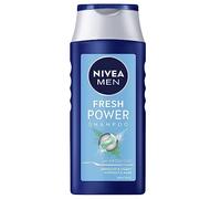 NIVEA MEN Shampoo Fresh Power con mentolo, senza silicone, rinfresca e rinforza cuoio capelluto e capelli, cura dei capelli ottimizzata con pH con Fresh Kick (250 ml)