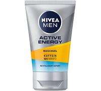 NIVEA MEN Gel detergente Active Energy (100 ml), gel detergente con caffeina naturale al 100%, pulizia viso rinfrescante e accurata