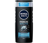 Nivea Men - Gel doccia da uomo Rock Salts (250 ml), rinfrescante con sali di roccia naturali, pH delicato sulla pelle, per corpo, viso e capelli
