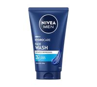 NIVEA MEN Hydrocare Gel Detergente Viso XXL 150 ml, Detergente viso uomo in maxi formato per 3x detersione efficace, Skincare uomo idratante e rinfrescante con Aloe Vera per tutti i tipi di pelle