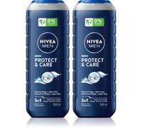 NIVEA MEN Hydrocare gel doccia per viso, corpo e capelli confezione conveniente 2 x 500 ml