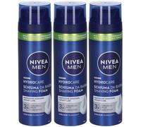 Nivea Men Hydrocare Schiuma Barba 3x200 ml