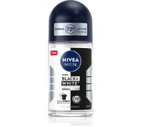 NIVEA MEN Invisible Black & White antitraspirante roll-on per uomo 50 ml
