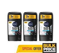 Nivea Men Invisible For Black & White Fresh 48h antitraspirante che non lascia macchie sui vestiti 50 ml per Uomo