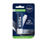 NIVEA Men Lip Balm Active Care SPF for 24h Moisture, 4,8 g