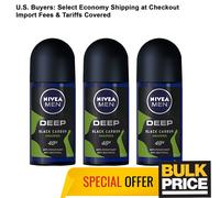 Nivea Men Profondo Amazonia Nero Carbonio Deodorante Roll-On Antibatterico 50ml