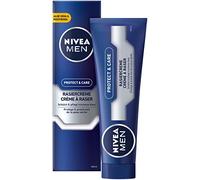 NIVEA MEN Protect & Care - Crema da barba in 1 confezione (1 x 100 ml) con schiuma cremosa per una rasatura delicata, crema da barba delicata per uomo