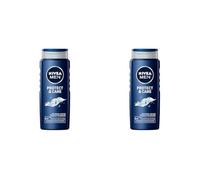 NIVEA MEN Protect & Care Gel doccia da uomo 3 in 1 per viso, corpo e capelli, 500 ml (Confezione da 2)
