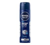 NIVEA MEN Protect & Care Spray in confezione da 6 (6 x 200 ml), deodorante per uomo con massima protezione 72 ore, spray antitraspirante per la cura maschile, 0% alcool