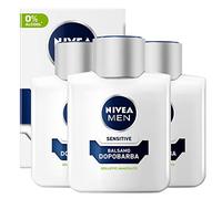 Nivea Men Sensitive Balsamo Dopobarba Extra delicato After Shave Uomo con Estratto di Camomilla e Vitamina E Balsamo Barba Pelli Sensibili - 3 Flaconi da 100ml