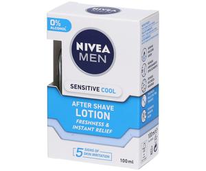 Nivea Men Sensitive Cool Lozione Dopobarba 100 ml, Dopobarba uomo leni