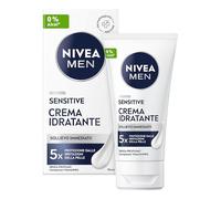 NIVEA MEN Sensitive Crema Idratante Viso, 75 ml | Crema Viso per Pelli Sensibili da Uomo con Vitamina E, Estratto di Camomilla e Provitamina B5, Protegge dalle Irritazioni