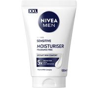 Nivea Men Sensitive Crema Idratante XXL 100 ml, Crema viso uomo in max