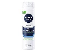 NIVEA MEN Sensitive Gel da barba (1 x 200 ml), gel da barba per pelli sensibili, gel viso con tecnologia Ultra Glide per una rasatura senza irritazioni