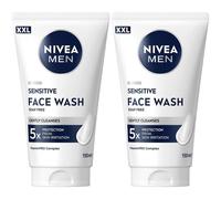 Nivea Men Sensitive Gel Detergente Viso XXL 150 ml, Detergente viso uo