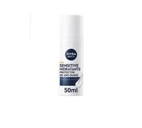 NIVEA MEN Sensitive Idratante Protector FP30 per uso quotidiano (50 ml), crema viso idratante per uomo, crema solare per pelli sensibili con Camomilla, Provitamina B5, Vitamina E e Licocalcon A