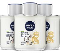 NIVEA MEN Sensitive Post Shave Balm, senza alcol, confezione multipla, 3 x 3,...