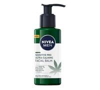 NIVEA MEN Sensitive Pro - Balsamo viso ultra calmante, balsamo dopobarba arricchito con olio di semi di canapa e vitamina E, per ridurre lo stress e ridurre al minimo la cura del viso, bianco (150 ml)